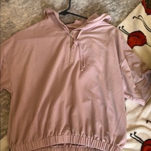 purple/pink jogger sweater